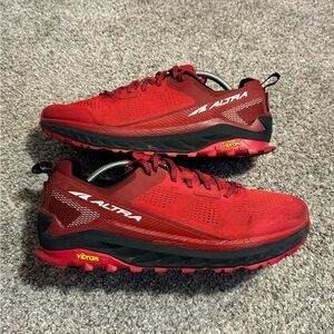ALTRA AL0A4VQM660 Olympus 4 Men's Size 11.5 M US Trail Running Shoe Red